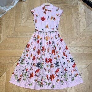 Cara Cara Pink Floral Print Dress